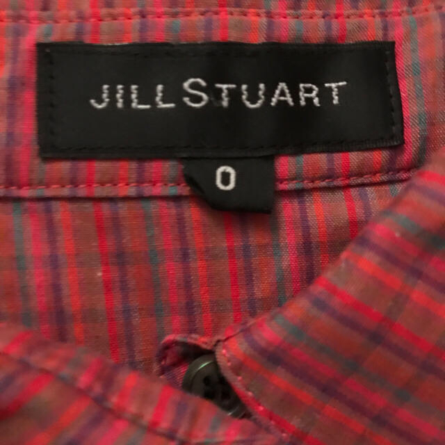 JILLSTUART(ジルスチュアート)の【JILL STUART】赤チェックのシャツワンピース レディースのワンピース(ミニワンピース)の商品写真