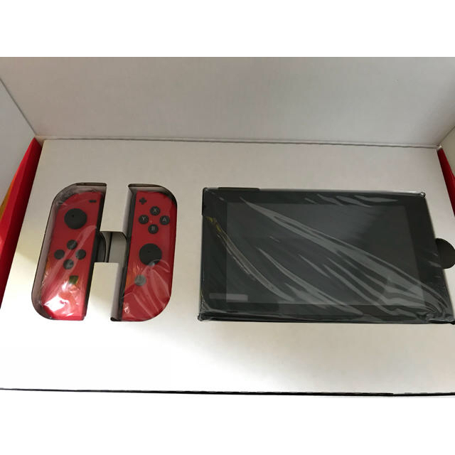 switch スイッチ 本体 新品 レッド 赤 マリオ 限定カラー