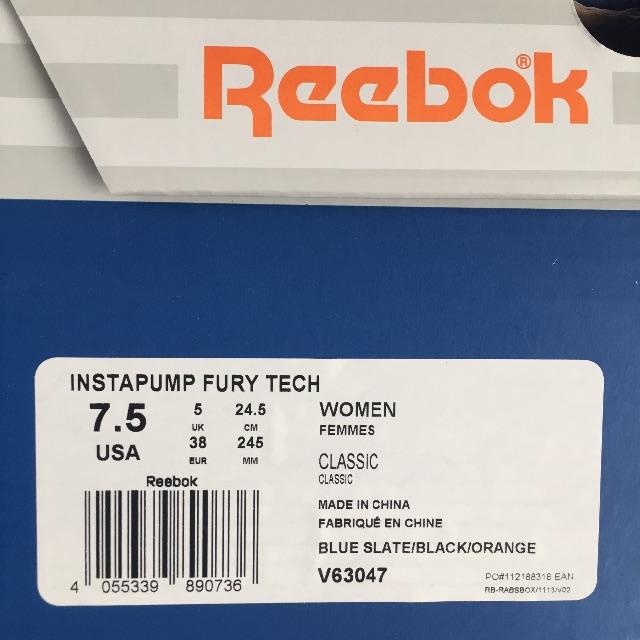 Reebok(リーボック)の新品★24.5cm リーボック インスタ ポンプ フューリー V63047 レディースの靴/シューズ(スニーカー)の商品写真