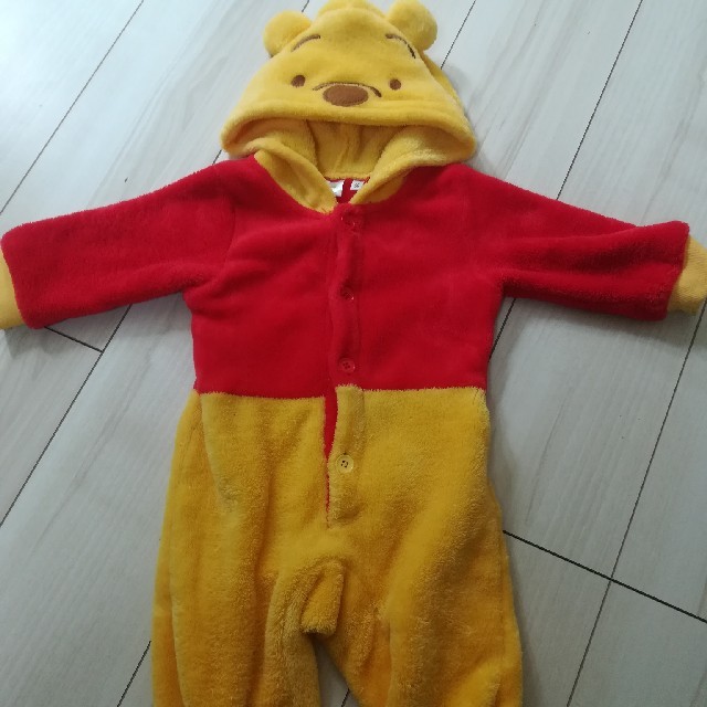 くまのプーさん(クマノプーサン)のぷーさん　ロンパース キッズ/ベビー/マタニティのキッズ服女の子用(90cm~)(その他)の商品写真