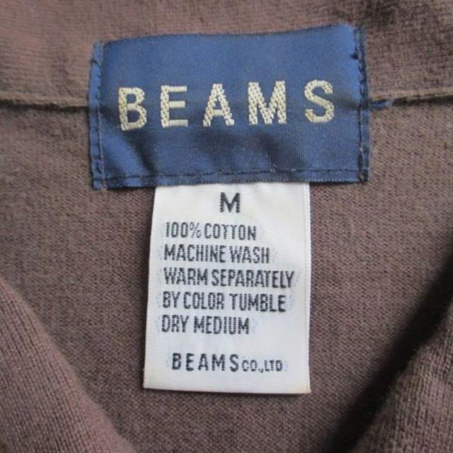 BEAMS(ビームス)のＢＥＡＭＳ美品　コットンやわらかなシャツ メンズのトップス(ポロシャツ)の商品写真