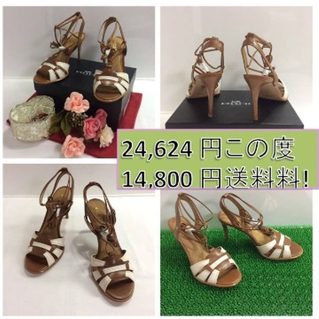 COACH(コーチ)のCOACH Kiara Sandals ハイ ヒール サンダル 靴 レディースの靴/シューズ(サンダル)の商品写真