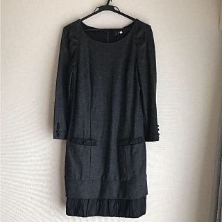 ジャスグリッティー(JUSGLITTY)の新品未使用タグ付き☆JUSGLITTY ウールワンピース(ひざ丈ワンピース)