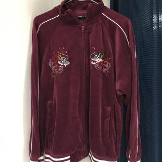 フレッドペリー(FRED PERRY)の古着 トラックトップ ジャージ ベロア ヴィンテージ(ジャージ)