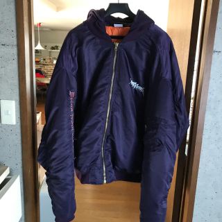 バレンシアガ(Balenciaga)のVetements ボンバージャケット 紫(ブルゾン)