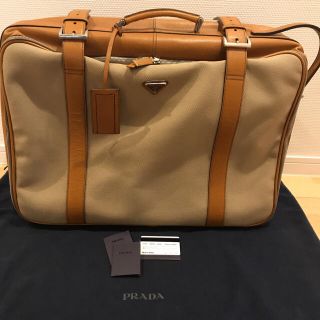 プラダ(PRADA)の超美品 プラダ キャリーケース ボストン トラベルバッグ(トラベルバッグ/スーツケース)