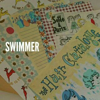 スイマー(SWIMMER)の確認用  (ノート/メモ帳/ふせん)