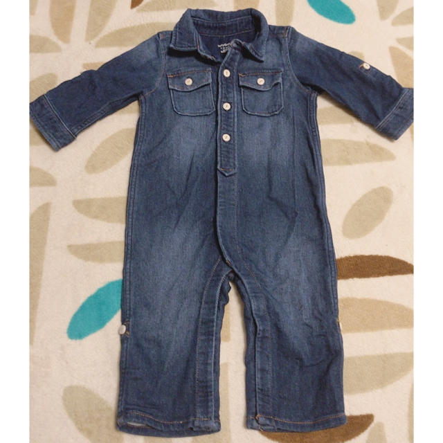 babyGAP(ベビーギャップ)のbabyGAP❤デニムロンパース キッズ/ベビー/マタニティのベビー服(~85cm)(ロンパース)の商品写真