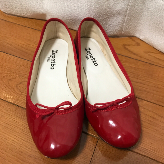 お値下げ！美品♪repettoレペット エナメルバレエシューズ38 （24.0）