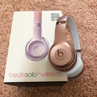 ビーツバイドクタードレ(Beats by Dr Dre)のbeats solo3 ピンク(ヘッドフォン/イヤフォン)