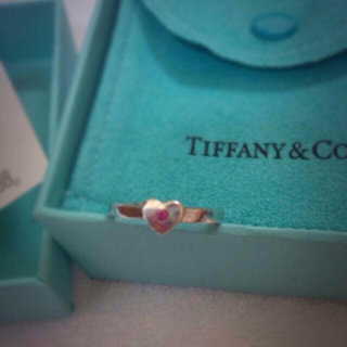 ティファニー(Tiffany & Co.)の値下★正規品★ピンクサファイアリング(リング(指輪))