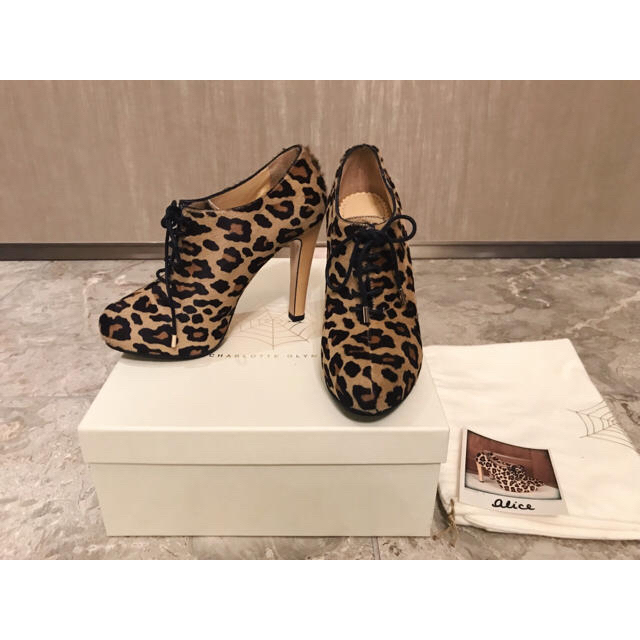 Charlotte Olympia レオパード柄 ブーティ ブーツ