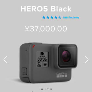 ゴープロ(GoPro)のGoPro HERO5 Black 1/27まで値下げします(コンパクトデジタルカメラ)
