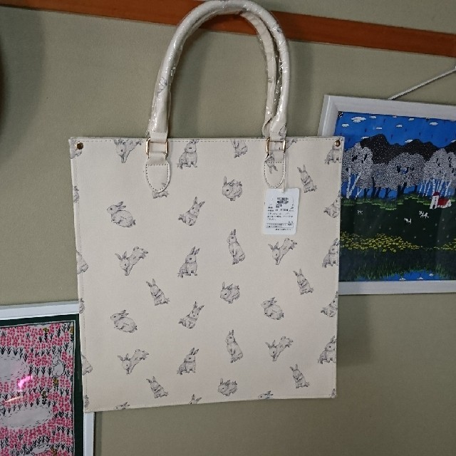 新品タグ付】フランシュリッペシルエットうさぎ柄トートバッグ ...