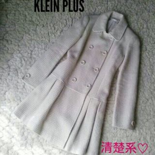 クランプリュス(KLEIN PLUS)の清楚系♡クランプリュス♡プリーツコート(チェスターコート)