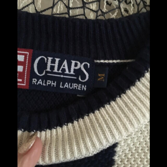 CHAPS(チャップス)のCHAPS ラルフローレン コットンニットセーター メンズのトップス(ニット/セーター)の商品写真