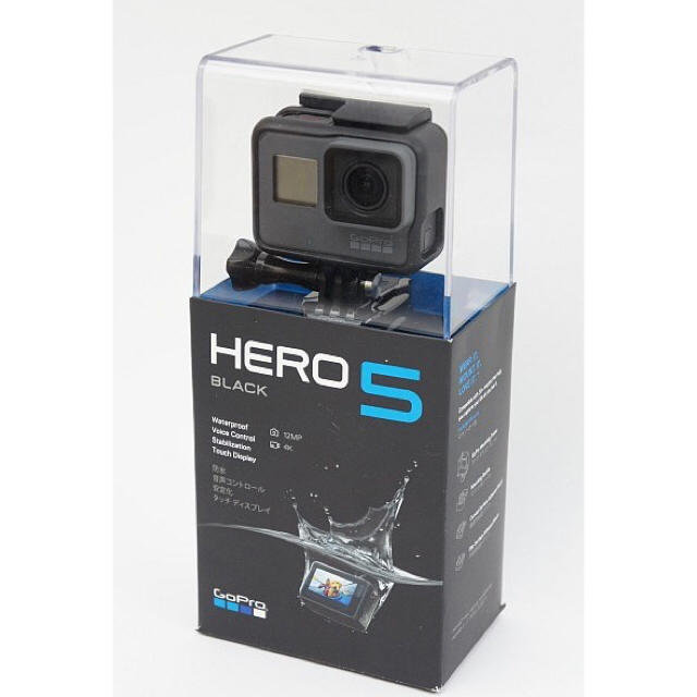 GoPro(ゴープロ)のゴープロ5  goprohero5 black 国内正規品 スマホ/家電/カメラのカメラ(ビデオカメラ)の商品写真