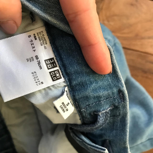 UNIQLO ユニクロ デニムジョガーパンツ サイズS の通販 by erika UNIQLO デニム ジョガーパンツ S