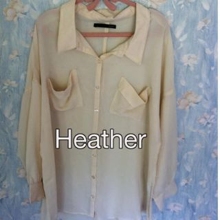 ヘザー(heather)のHeather♡ブラウス(シャツ/ブラウス(長袖/七分))