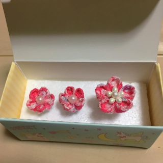 和柄 ピアス&リングセット(ピアス)