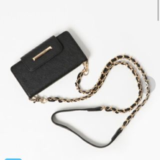 アズールバイマウジー(AZUL by moussy)のma様専用！新品 アズールバイマウジー ショルダー付ダイアリー型スマホ(iPhoneケース)