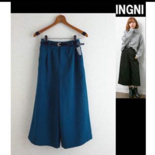 イング(INGNI)の最新★INGNI(イング) ベルト付TRガウチョ／パンツ(その他)