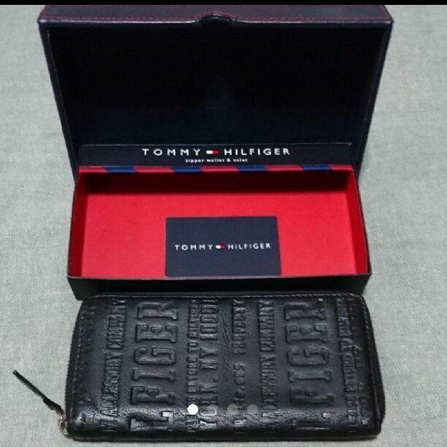 TOMMY HILFIGER(トミーヒルフィガー)のトミーヒルフィガー ラウンドファスナー 長財布 美品 メンズのファッション小物(長財布)の商品写真