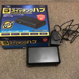 エレコム(ELECOM)の5ポート スイッチングハブ 黒(PC周辺機器)