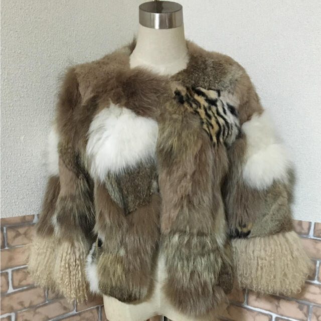 goa(ゴア)のgoa ✨ミックスファーがお洒落な毛皮コート✨ レディースのジャケット/アウター(毛皮/ファーコート)の商品写真