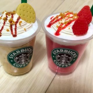 スターバックスコーヒー(Starbucks Coffee)の美品 スタバフェイクドリンク おまけ付き(インテリア雑貨)