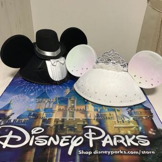 ディズニー(Disney)の︎☺︎ripo♡様専用︎☺︎ ディズニー ウェディングハット ペア(その他)