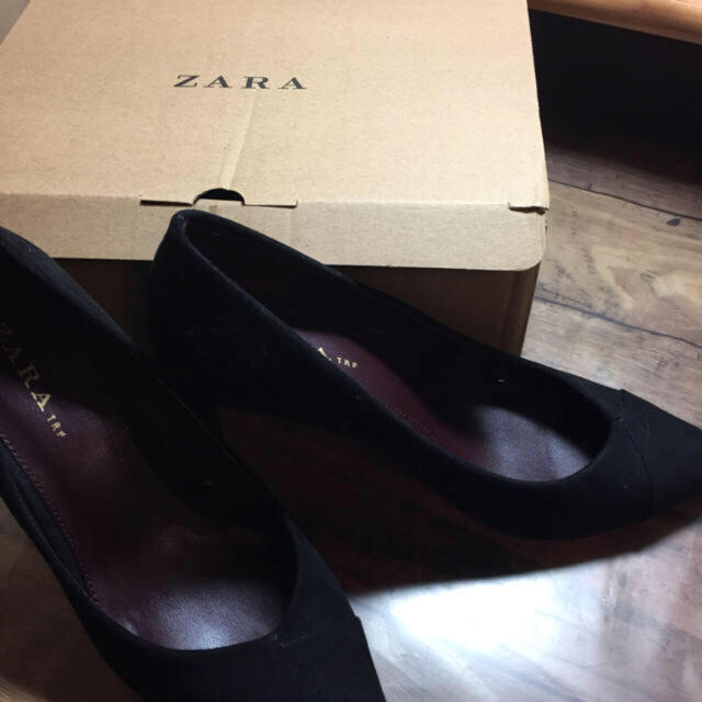 ZARA(ザラ)のZARA ブラック パンプス レディースの靴/シューズ(ハイヒール/パンプス)の商品写真