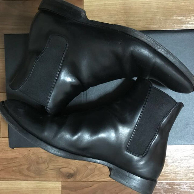 Saint Laurent(サンローラン)のサンローラン パリ サイドゴア ブーツ 40 26.0 メンズの靴/シューズ(ドレス/ビジネス)の商品写真