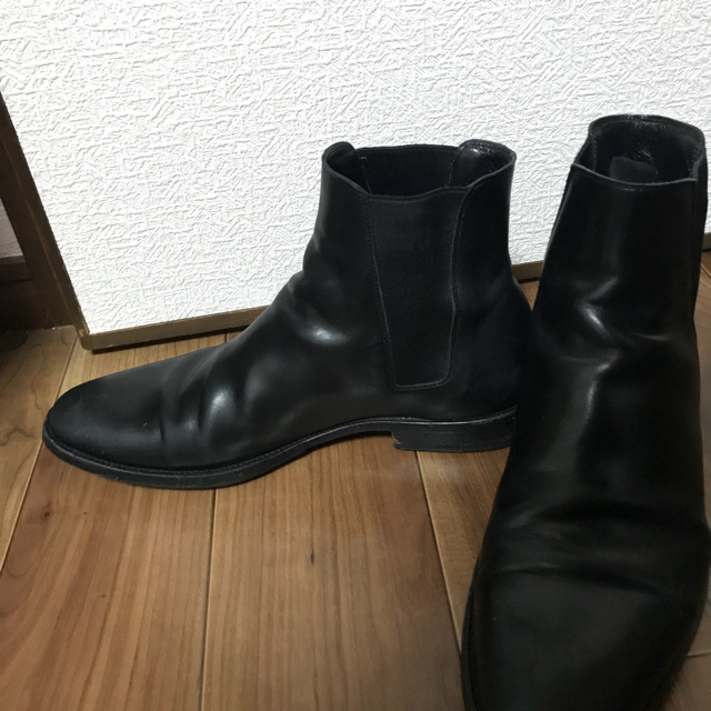 Saint Laurent(サンローラン)のサンローラン パリ サイドゴア ブーツ 40 26.0 メンズの靴/シューズ(ドレス/ビジネス)の商品写真