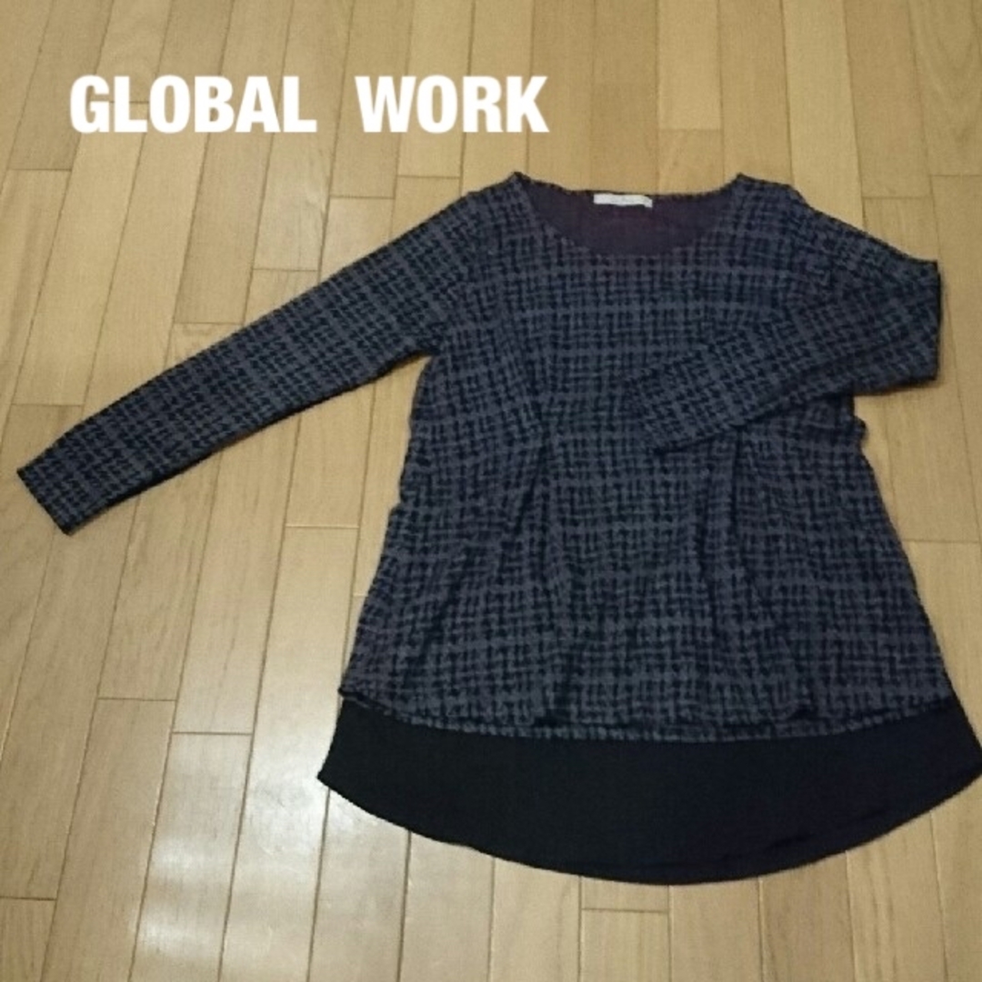 GLOBAL WORK(グローバルワーク)のグローバルワーク カットソー レディースのトップス(カットソー(長袖/七分))の商品写真