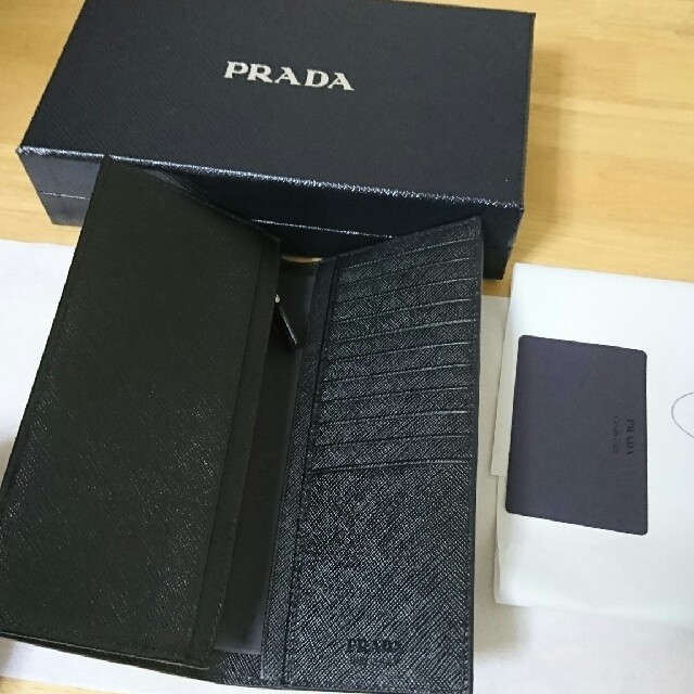 PRADA(プラダ)のプラダ　PRADA 二つ折り長財布 サフィアーノ メタル メンズのファッション小物(長財布)の商品写真