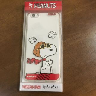 ピーナッツ(PEANUTS)のスヌーピー iPhone6plus  ６Ｓplus  クリアカバー(iPhoneケース)