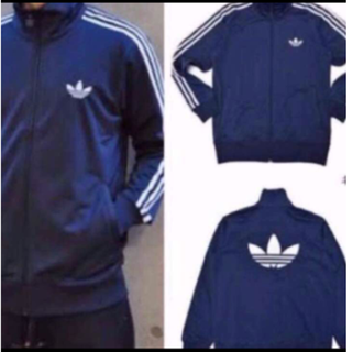 アディダス(adidas)の超希少 adidas Originals ビックロゴ ファイヤーバード ネイビー(ジャージ)