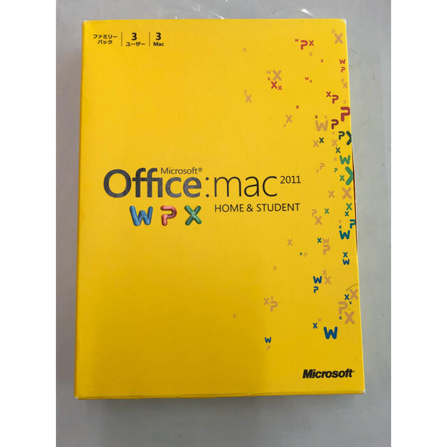 MAC(マック)のMicrosoft Office mac 2011  スマホ/家電/カメラのPC/タブレット(PC周辺機器)の商品写真