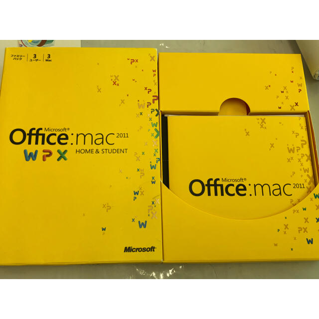 MAC(マック)のMicrosoft Office mac 2011  スマホ/家電/カメラのPC/タブレット(PC周辺機器)の商品写真