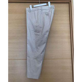 アオキ(AOKI)のセンタープレス クロップドパンツ(クロップドパンツ)