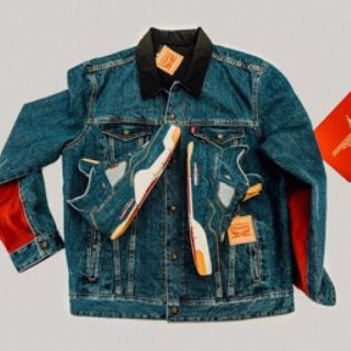 リーバイス(Levi's)のLevi'sタグ 27センチLevi's×NIKE Air jordan4(スニーカー)