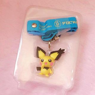 ポケモン(ポケモン)のʚ꒰⑅新品レア品⚡️ピチュー肩掛けキーホルダー⑅꒱ɞ(キャラクターグッズ)