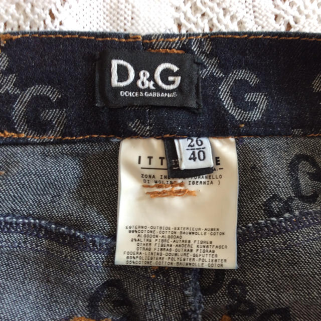 D&G(ディーアンドジー)のD &G デニムスカート レディースのスカート(ミニスカート)の商品写真