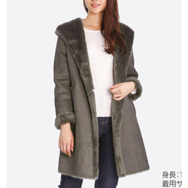 UNIQLO(ユニクロ)のユニクロ ムートンコート 美品 レディースのジャケット/アウター(ムートンコート)の商品写真