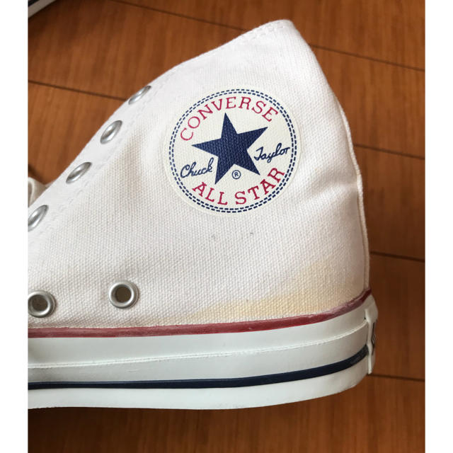 CONVERSE(コンバース)の新品！ホワイトハイカットコンバース！ レディースの靴/シューズ(スニーカー)の商品写真