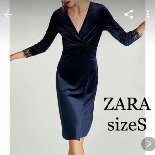 ザラ(ZARA)のZARA レースエレガントワンピース(ひざ丈ワンピース)