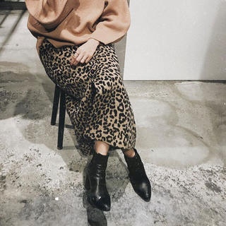 マウジー(moussy)のLEOPARD LONG SKIRT(ロングスカート)