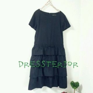 ドレステリア(DRESSTERIOR)のDRESSTERIOR ブラックワンピ(ひざ丈ワンピース)