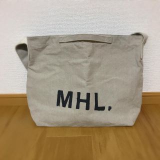 マーガレットハウエル(MARGARET HOWELL)のMHL 麻 ショルダーバッグ(トートバッグ)